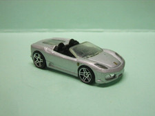 Hot Wheels FERRARI F430 SPIDER gris métallisé - 2007 Ferrari 5 pack - loose 1/64