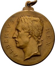Belgium Medal 1937 Albert 26mm