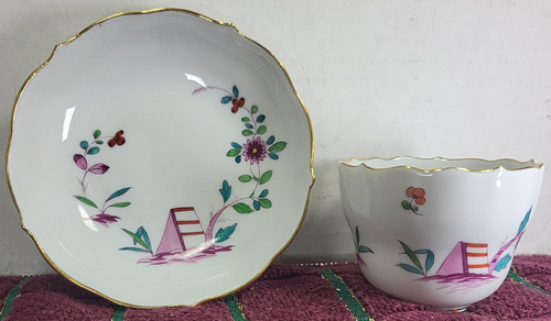 Meissen teacup saucer - meissen,