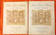 Partition ancienne pour piano