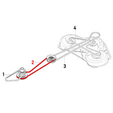 V-belt 589530401 / 544400201 Husqvarna Rider - from engine to intermediate shaft