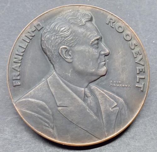 Medaille uniface franklin - medaille,