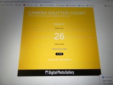 Nikon D 3000.  Shutter count