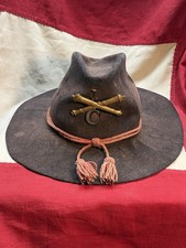 CIVIL WAR 1ST ARTILLRY COMPANY C OFFICER SLOUCH HAT CAP OR KEPI