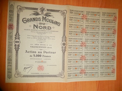 Ancienne action 5000 - , grands