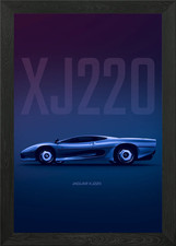 Jaguar XJ220 1991 Framed Wall