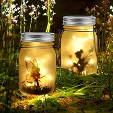Lampe Solaire Bocal Fée LED