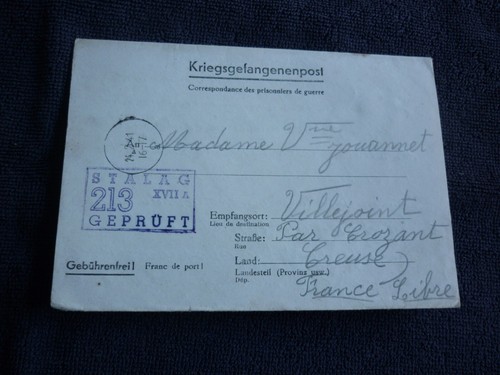 Carte prisonnier - 23, /