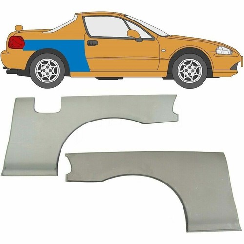 Honda civic crx del - honda,