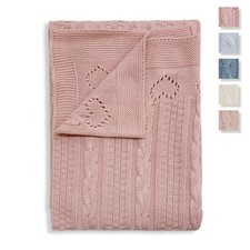 Couverture Bébé Effet Laine