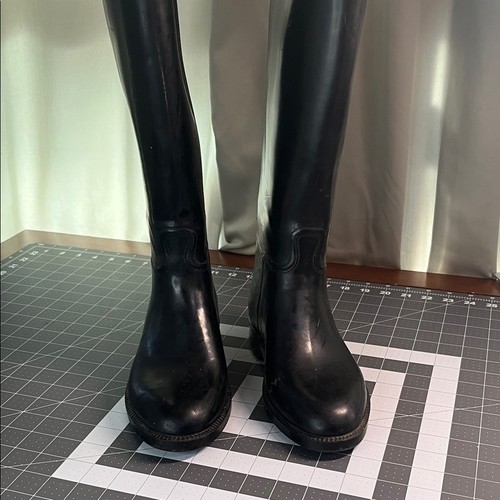 Aigle black knee boots - aigle,