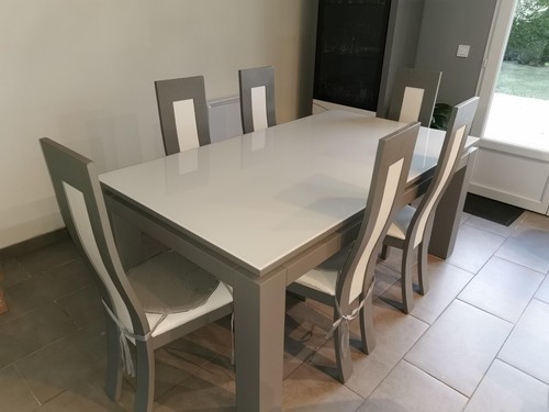 Table salle manger - manger, avec