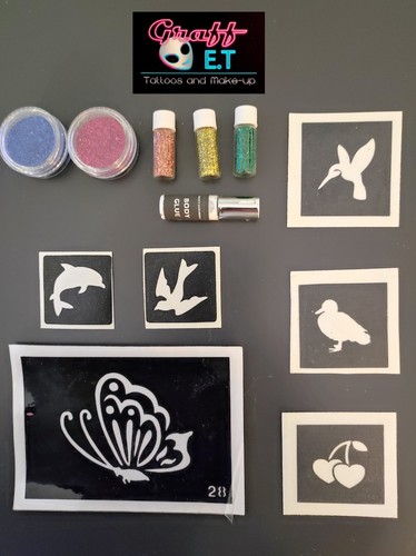Kit complet pochoirs - complet, tatouages