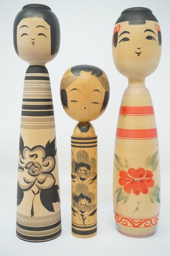 Famille japonaise kokeshi - kokeshi, 3