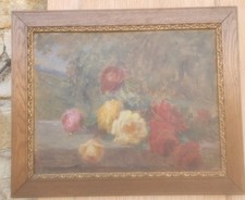 Ancien tableau nature morte M.Dubout