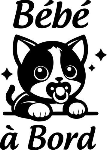Sticker bébé à bord - 1,