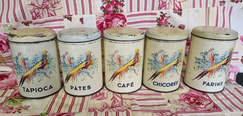 Boites anciennes a epices - boites,