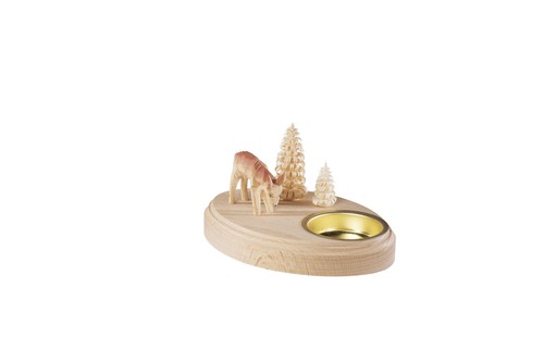 Porte bougie bois saico - porte-bougie,