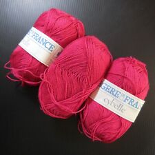3 balls yarn knitting wool acrylic Bergère de France COURTELLE CYBELLE N5471