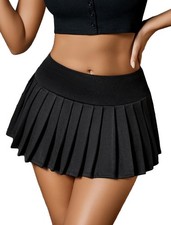 MiniJupe pour Femme plissée