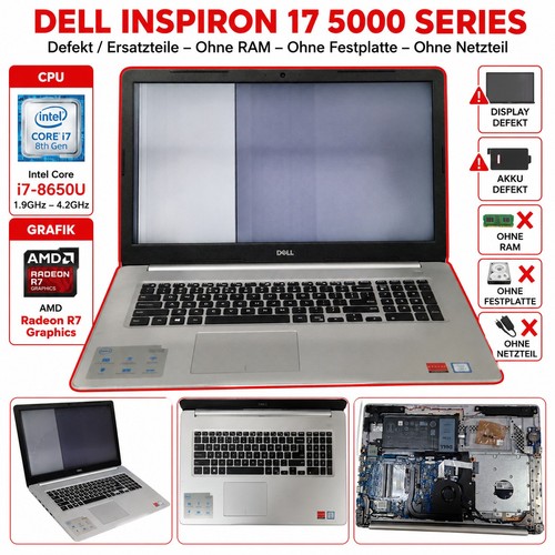 Dell inspiron 5000 8650u - 5000, i7-8650u