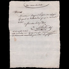 1813 - SPANISH REFUGEE HOUSING TICKET