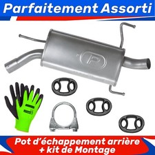 Pot d’échappement arrière