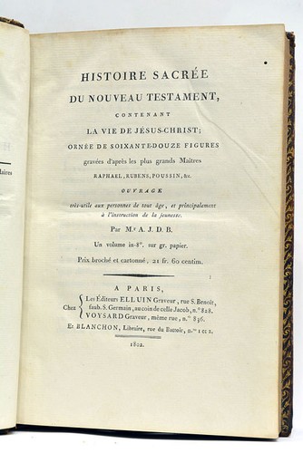 Bassinet histoire sacrée - de,