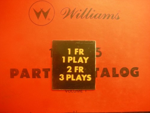 Flipper williams entrée de - flipper, :