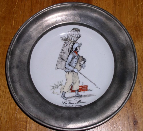Assiette les vieux metiers - les,