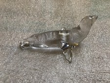 Vintage Villeroy & Boch Glass Seal Figure Figurine Glassware