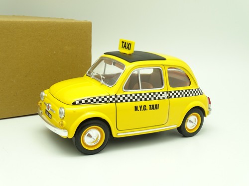 Burago fiat 500 taxi - burago,