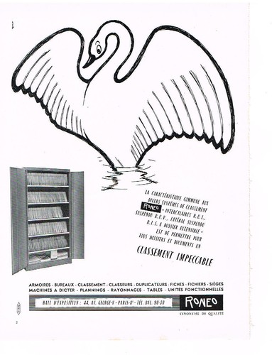 Publicite advertising 1958 - advertising,