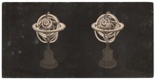 c 1852 STEREO LITHOGRAPH Duboscq Still Life ASTROLABE - BIRTH of STEREOSCOPY
