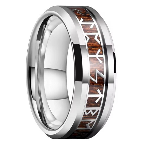 Viking rune wood - viking, ring