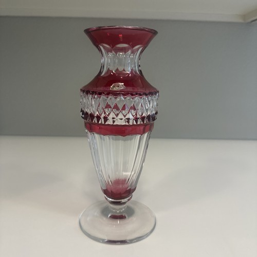 Crystal vase double ruby - vase,
