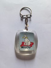 Vintage 60' MILOU Journal TINTIN Keychain Dog Keychain