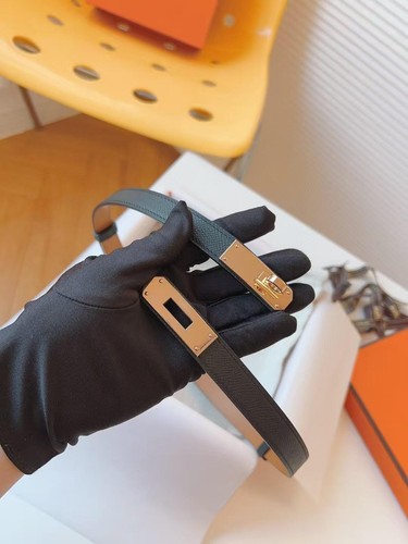 Ceinture hermes kelly noir - hermes,