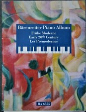 Album piano barenreiter début XXème