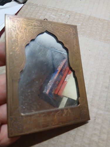 Petit miroir laiton doré - petit,