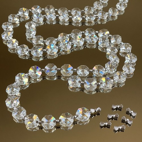 Long crystal chandelier - 36",