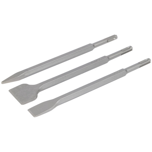 Lot burins sds plus 250 - 3, mm