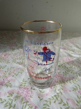 verre a biere ancien"KRONENBOURG"serie des nations:scandinavie