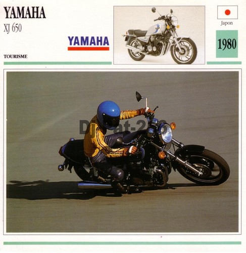 Fiche moto yamaha xj 650 - yamaha,