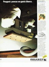 1982 ADVERTISING 027 PEUGEOT VIBRATING SANDING TOOL