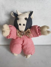 Caffco International Fabric Cow Plush Decoration 