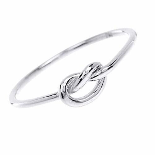 Noeud infini 14k blanc - infini, argent