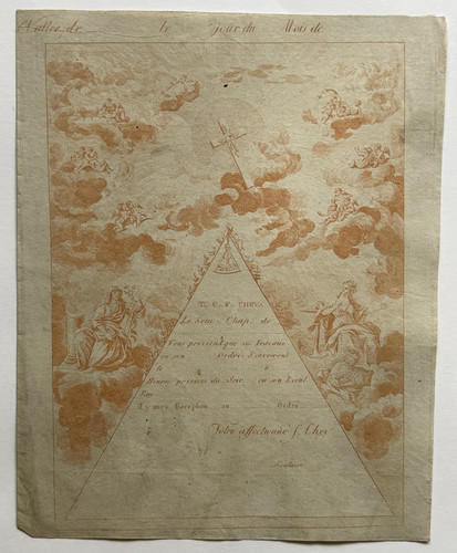Franc maconnerie papier - franc,