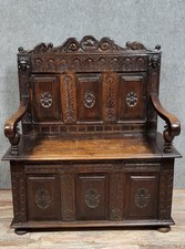 Banc Coffre d'apparat style