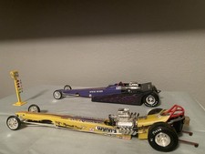 Pair Of Rail Dragsters
